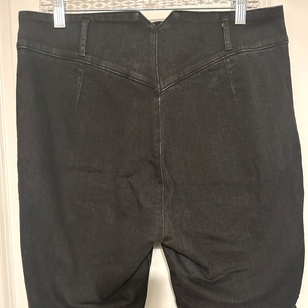 Express High Rise Button Front Jeans - Picture 12 of 15